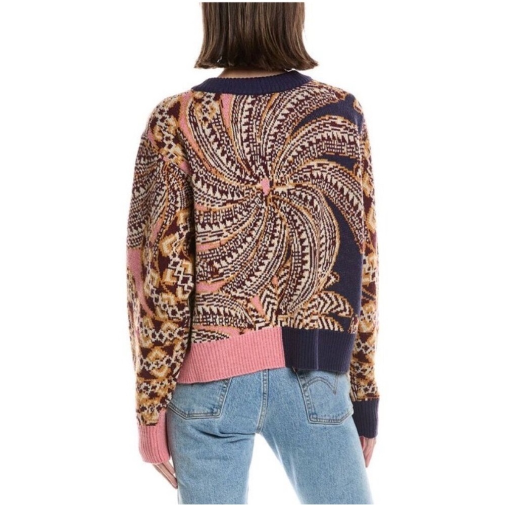 FARM Rio Mixed Yawanawa Vanahu Wool Sweater - Picture 4 of 8